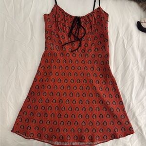 Realisation Par Red Floral Dress